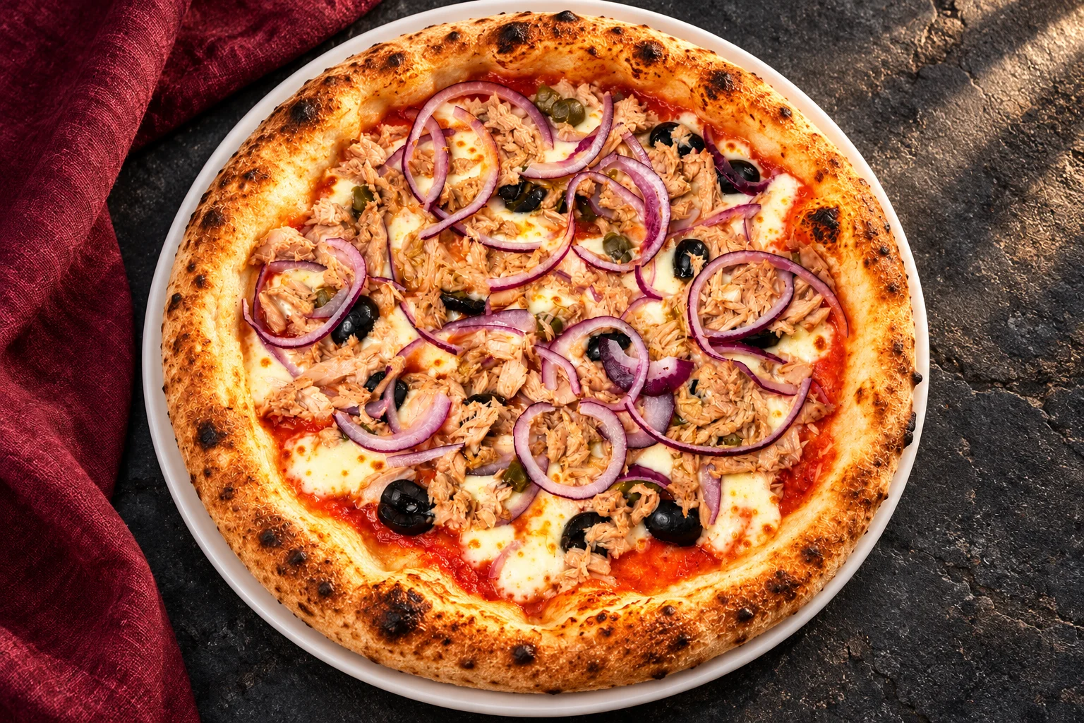 Pizza Mare, neu inszeniert nach einer Cortina-Kartenaufnahme